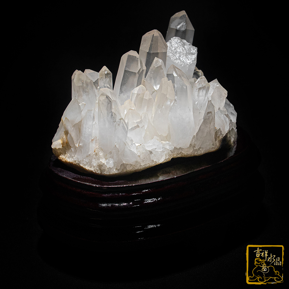 白水晶簇 839g 淨化磁場