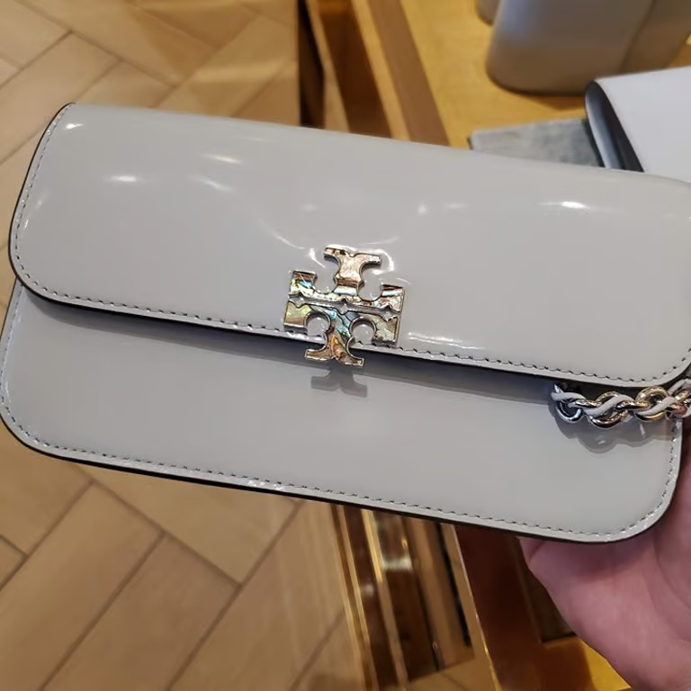 【預購】Tory Burch H041633 漆皮鏈條錢包