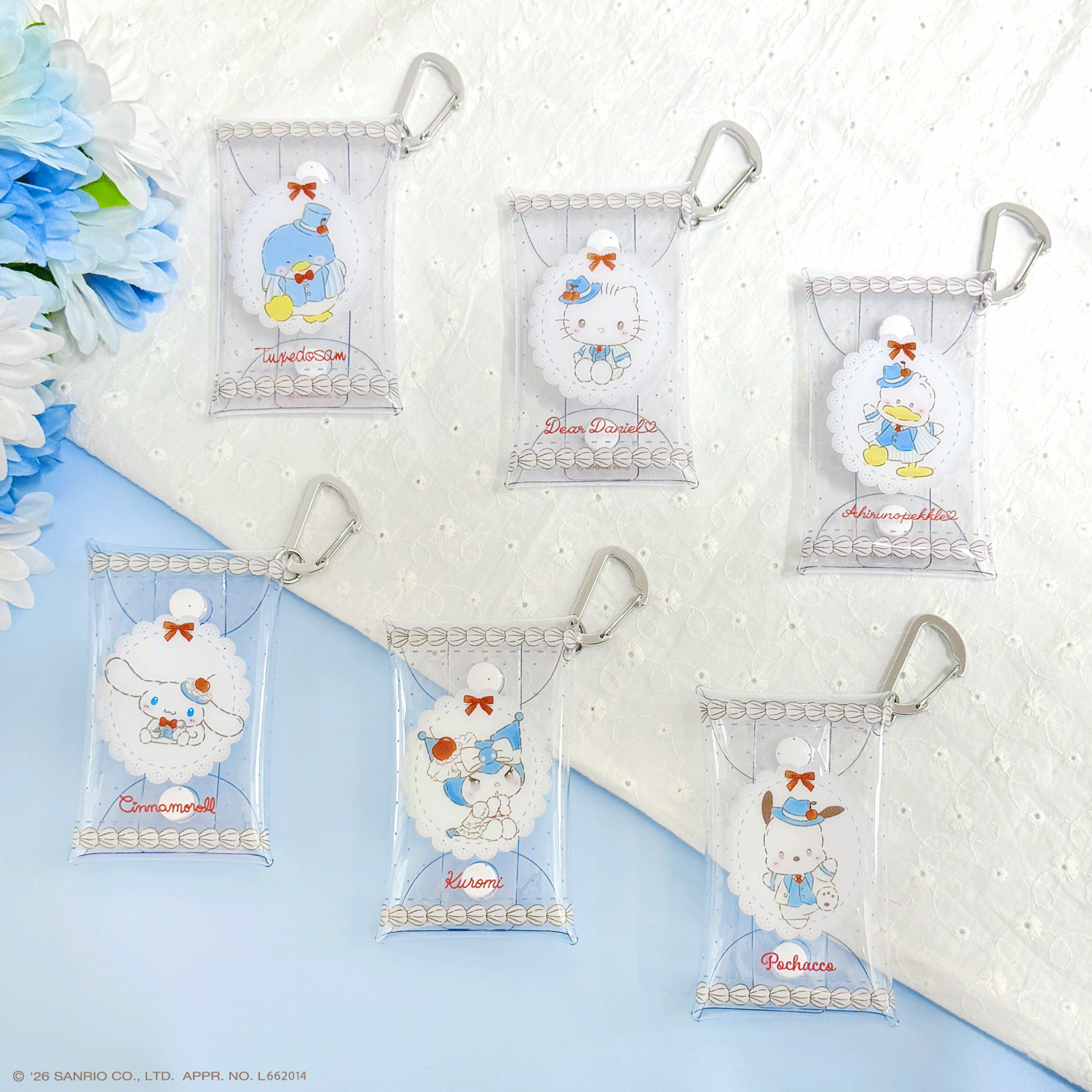 日本 Sanrio 草莓蛋糕系列 - 透明啪啪袋連扣