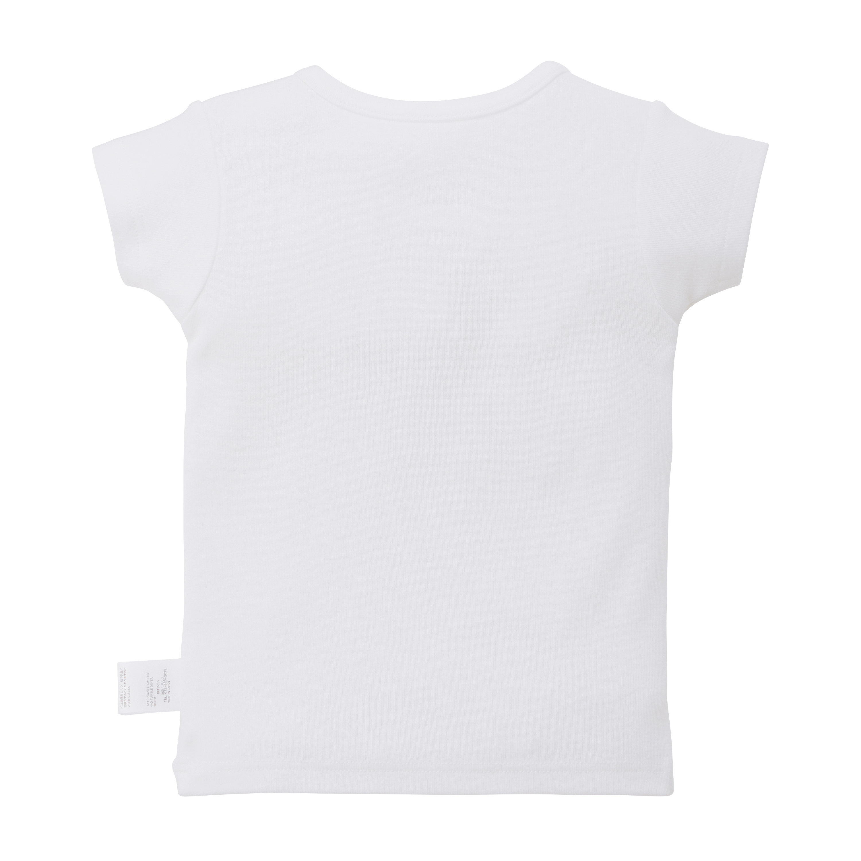 Pureveil 普奇熊車車短袖內衣-白