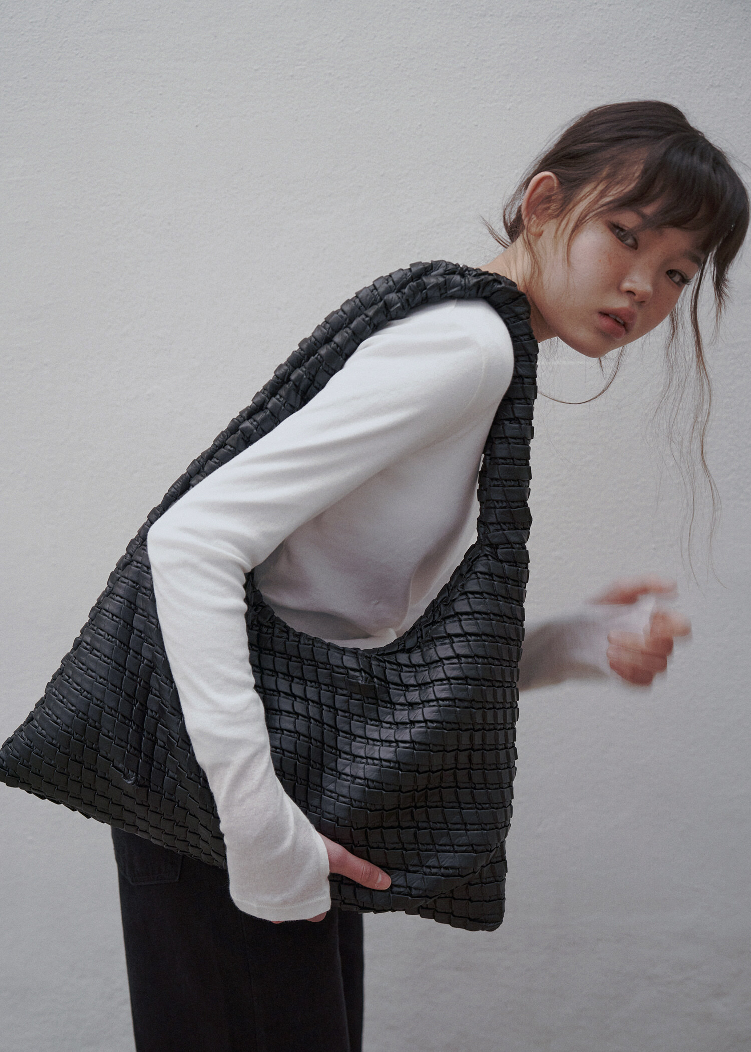 Kwani Textured Hobo Bag