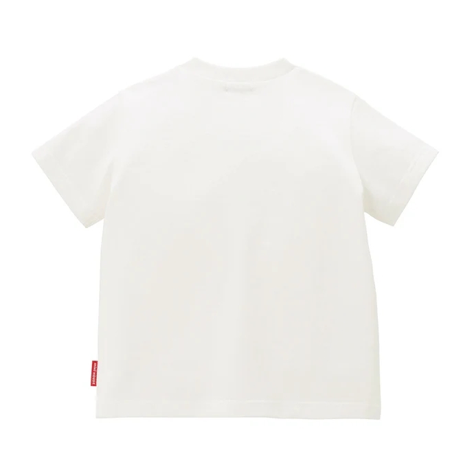 MIKI HOUSE LOGO短袖T恤-白色