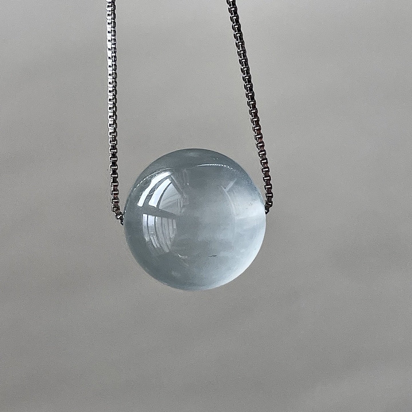 翡翠高冰圓珠 (15.8mm直徑),天然翡翠A玉, 緬甸玉, Jade, Jadeite