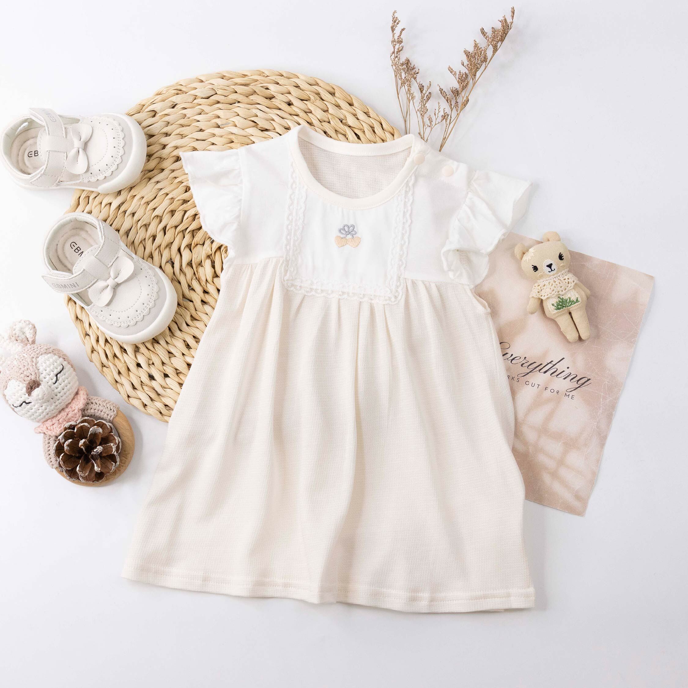 純淨系列 甜甜心型櫻桃洋裝 (T6019)