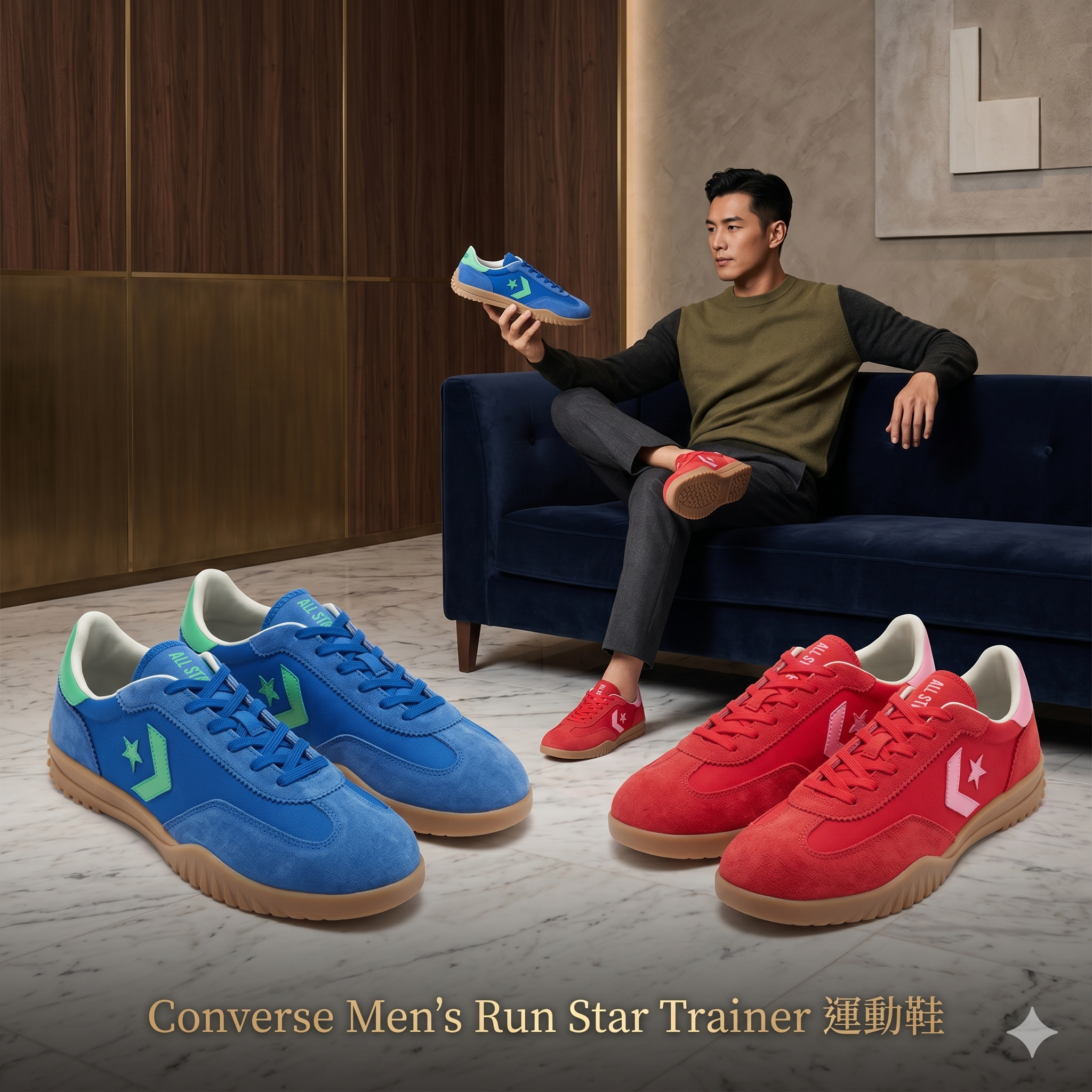 【預購】H041670 Converse Men's Run Star Trainer 運動鞋