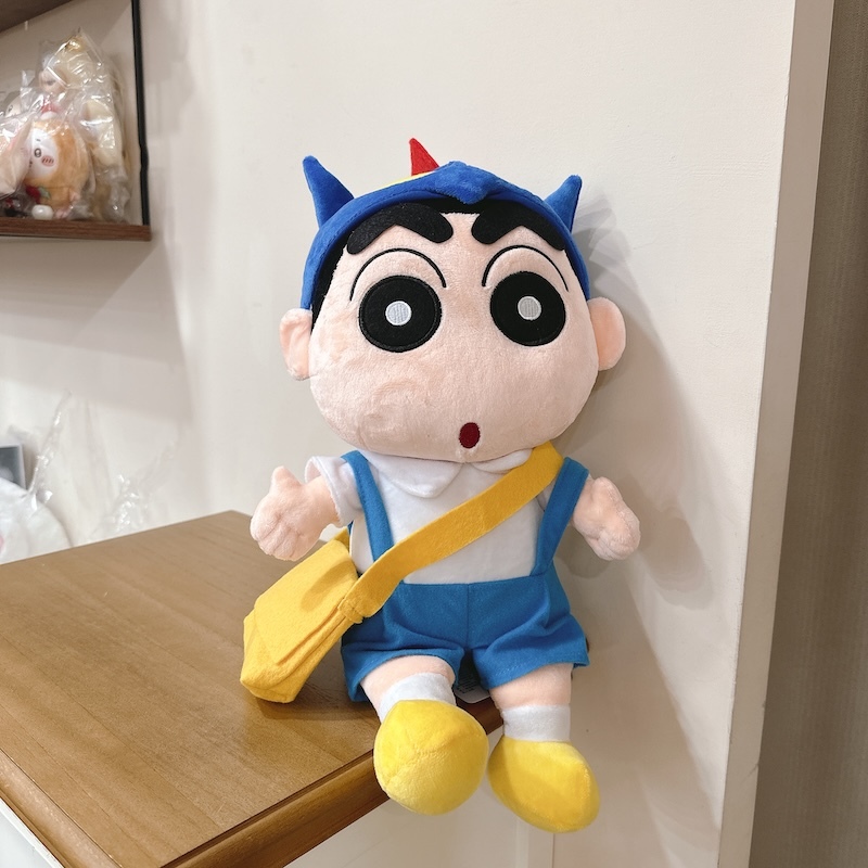 《04161》鹹蛋超人小新裝玩偶/13吋(頭套可拆)