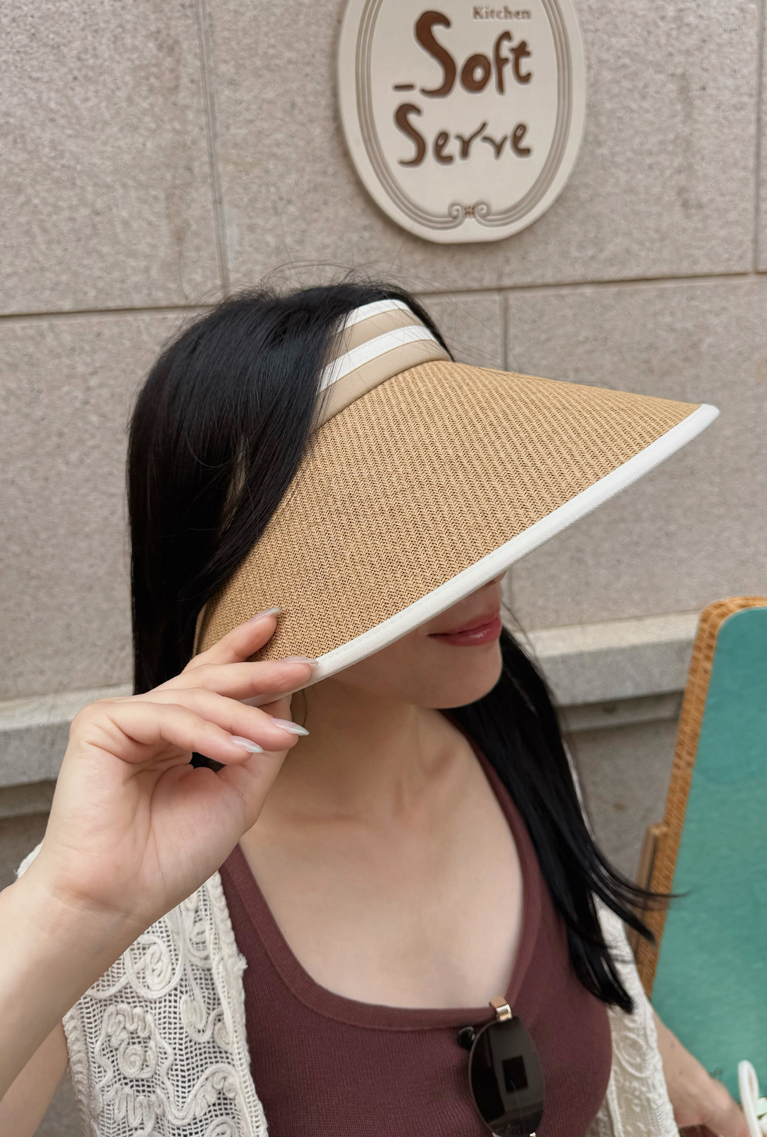 IT98-小標寬邊遮陽帽