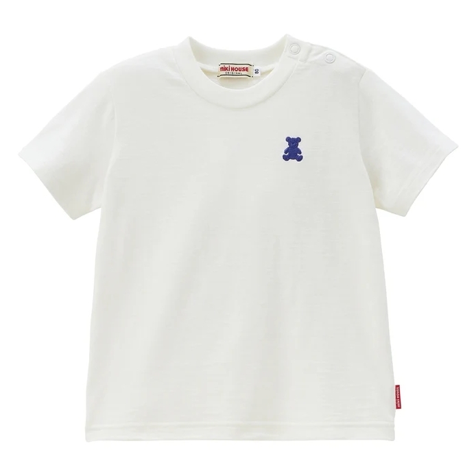 小熊短袖T恤-白色