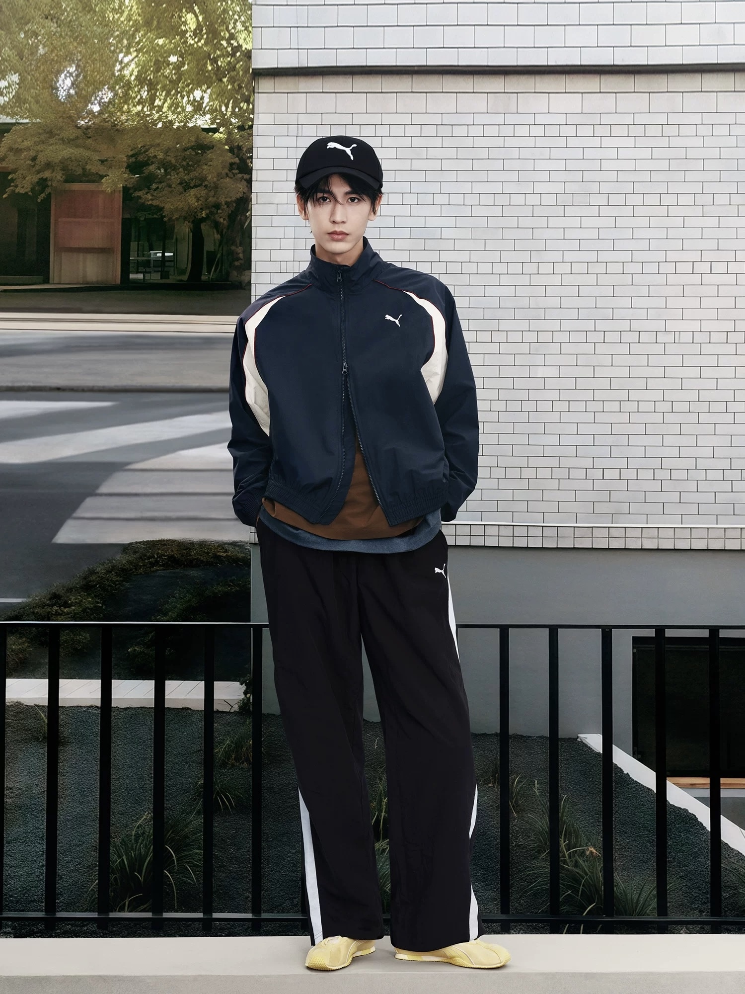 PUMA HERITAGE FOOTBALL COLORBLOCK JACKET 運動外套 海軍藍 滾邊 張凌赫代言同款 男款 636279-14 / 預購