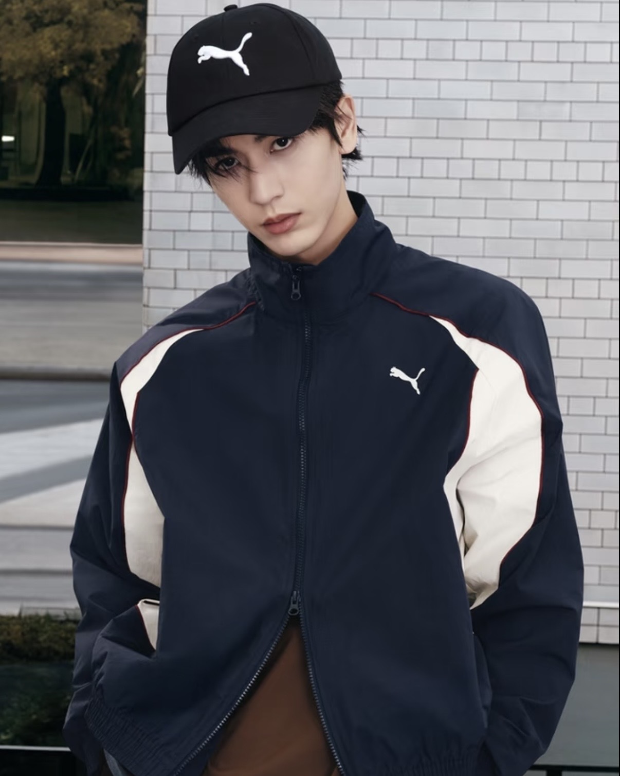 PUMA HERITAGE FOOTBALL COLORBLOCK JACKET 運動外套 海軍藍 滾邊 張凌赫代言同款 男款 636279-14 / 預購