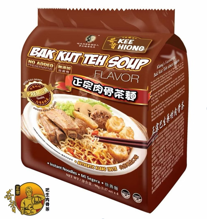 UM12 【奇香】正宗肉骨茶麵 90G (一袋4包）$48/1包 買2件以上每包$45