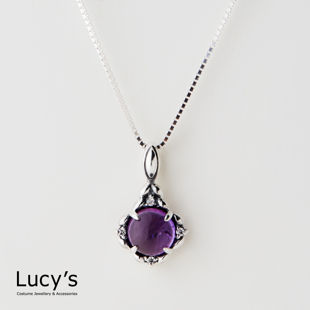 925純銀 光境 項鍊 (五色) (130028-130033)