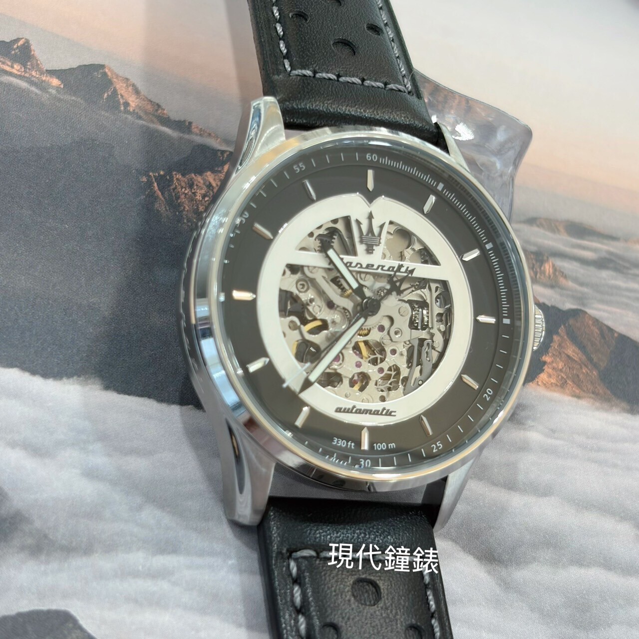 【Maserati 瑪莎拉蒂】知性鏤空機械腕錶 R8821124004 42mm 現代鐘錶