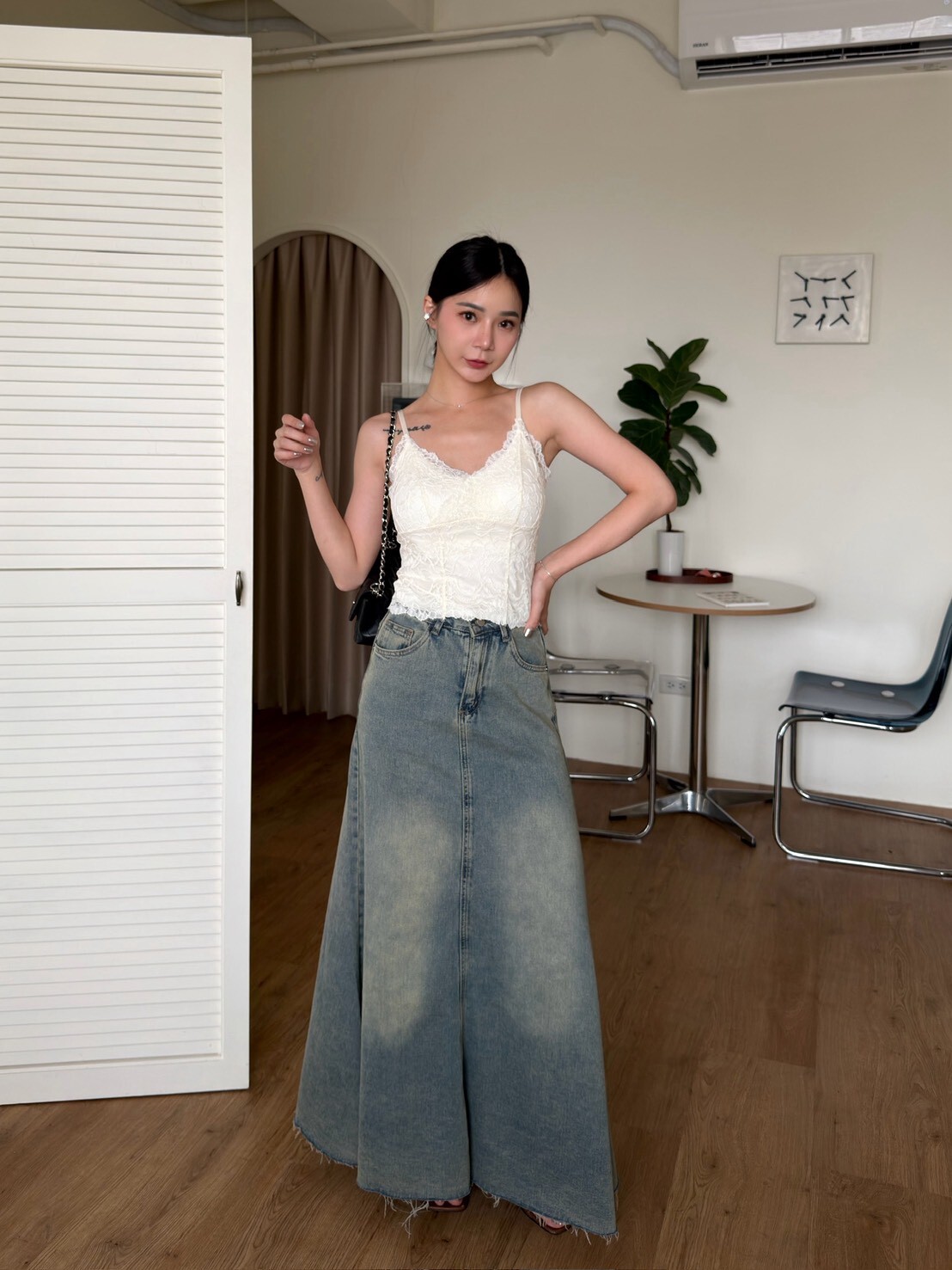 法式冰絲蕾絲細肩BRATOP