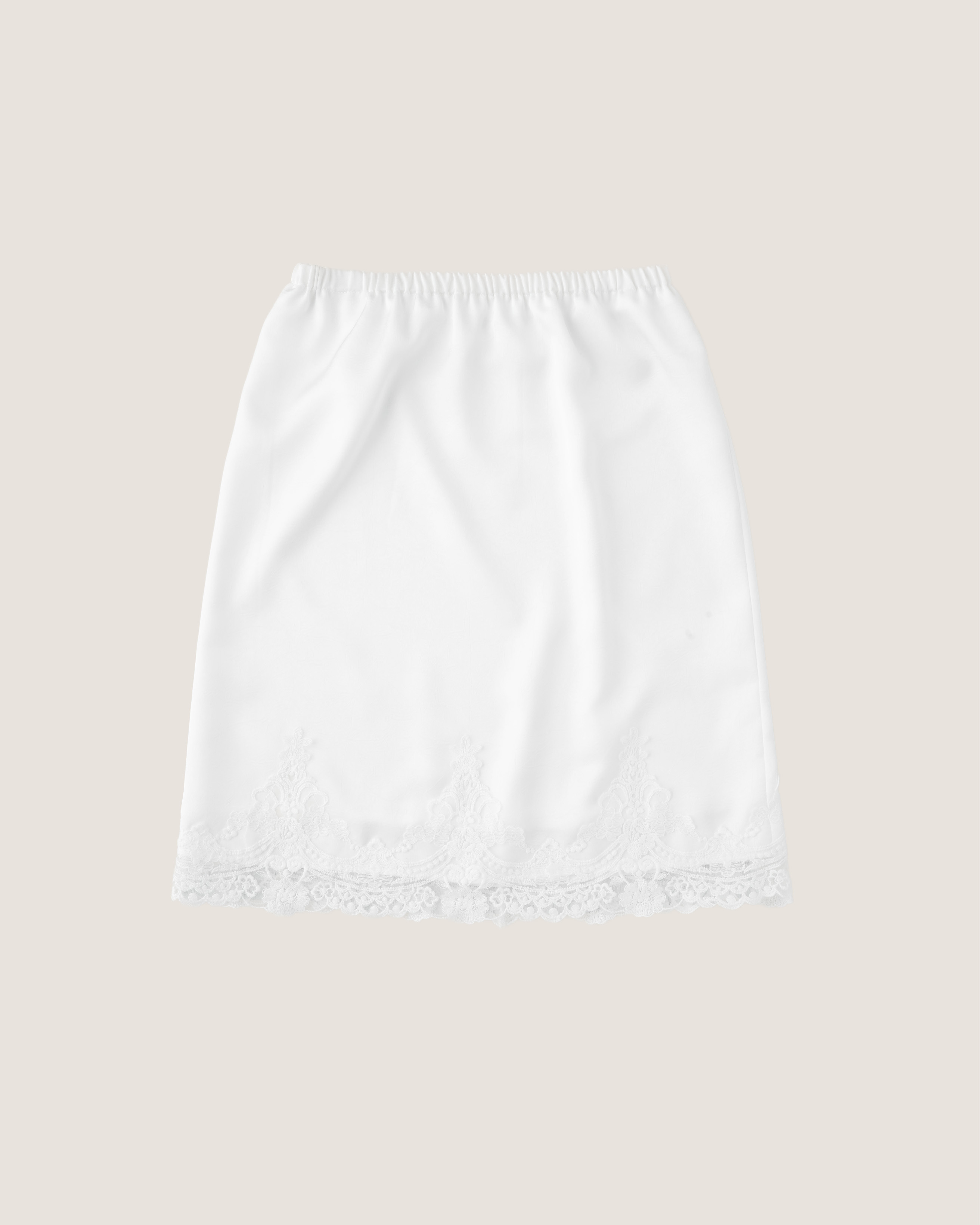 Lazy Lace Skirt - White