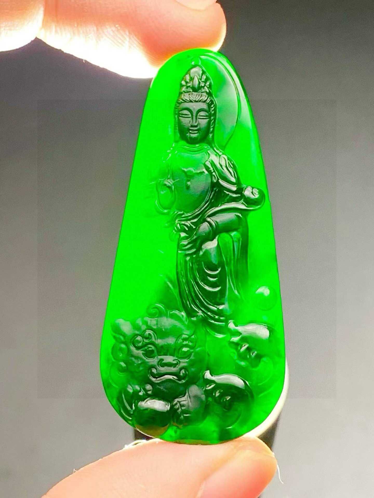 3295954 翡翠墨翠文殊菩薩