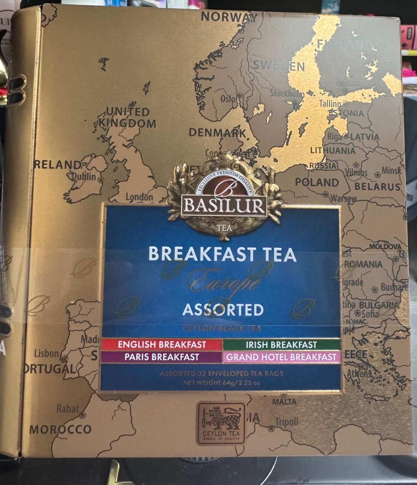 BASILUR 寶錫蘭 早餐茶書系列 32茶包