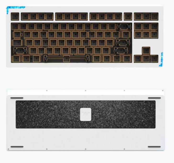 (2026春季限時優惠) Weikav Stars80 V2 Tri-mode Mechanical Keyboard (淨套件) - 閃碎銀 - 陽極