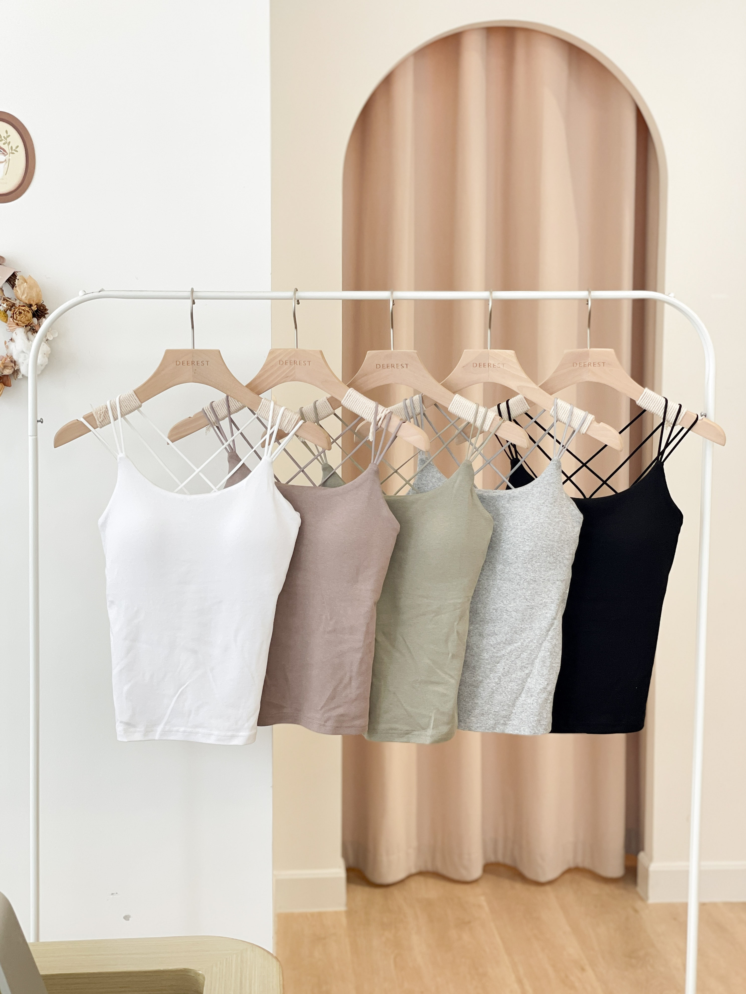 【五色全包價$499！】T1516 Everyday Cross Back Bra Top