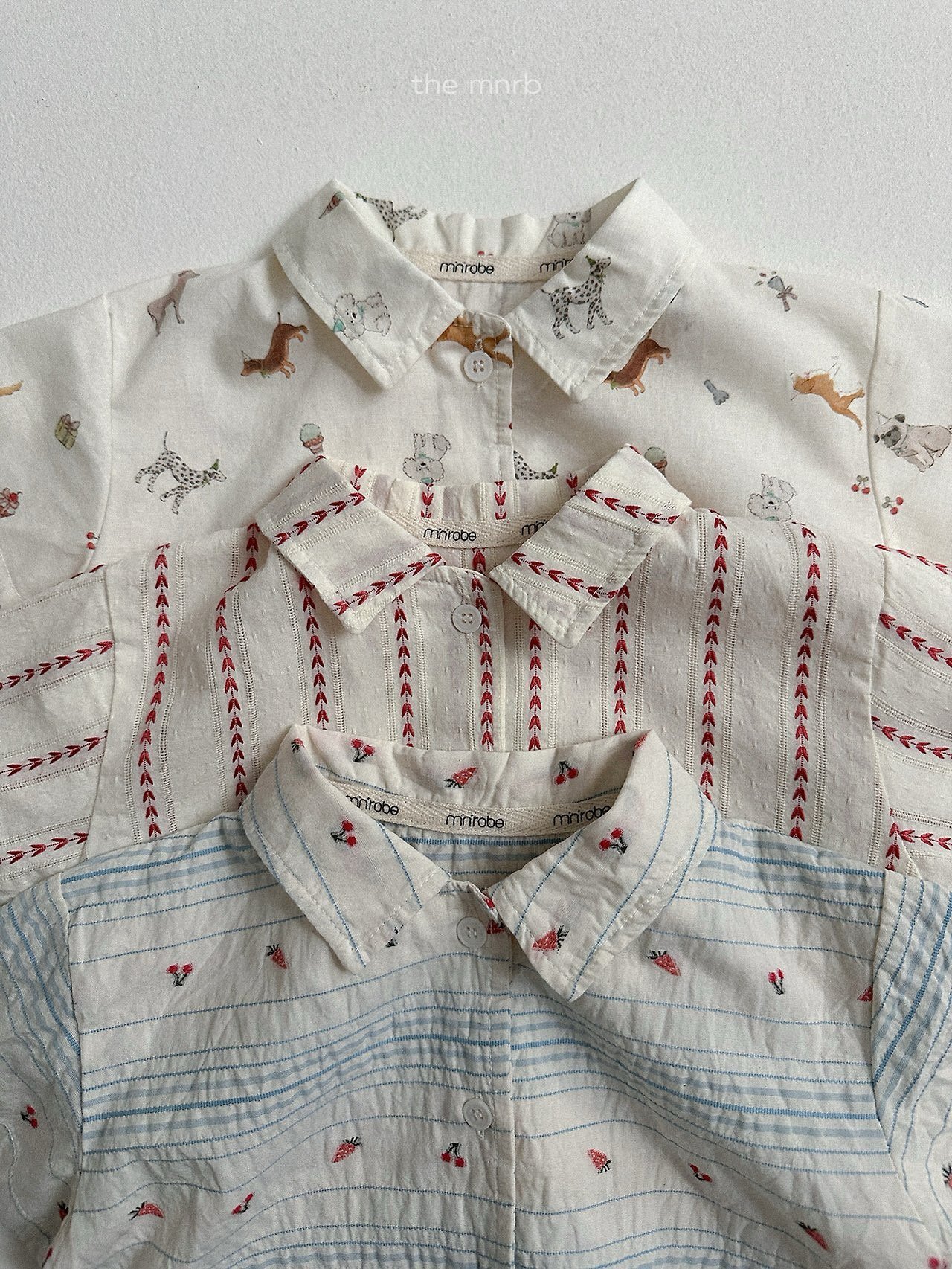 夏日可愛短袖襯衫