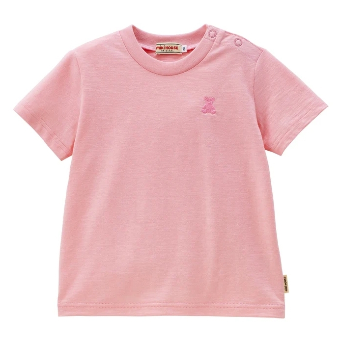 小熊短袖T恤-粉紅色