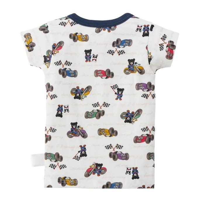 Pureveil DOUBLE_B 賽車短袖內衣-白