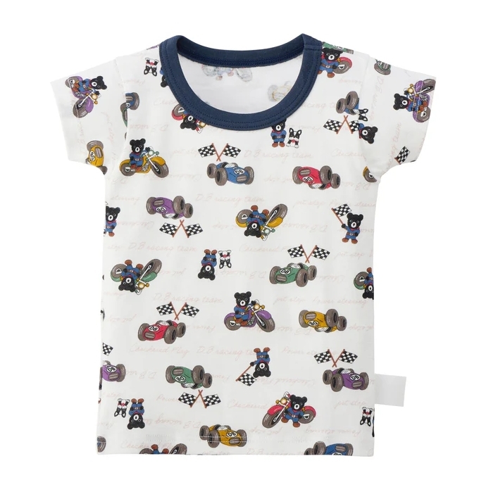 Pureveil DOUBLE_B 賽車短袖內衣-白