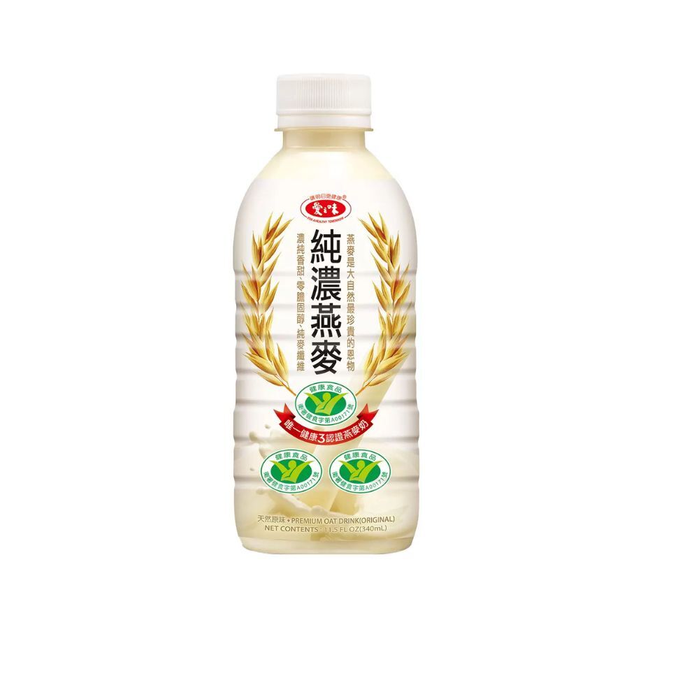 愛之味 純濃燕麥 340ml×12入｜燕麥飲 燕麥奶 膳食纖維飲品 健康飲料 早餐代餐【輕鬆購五金百貨】