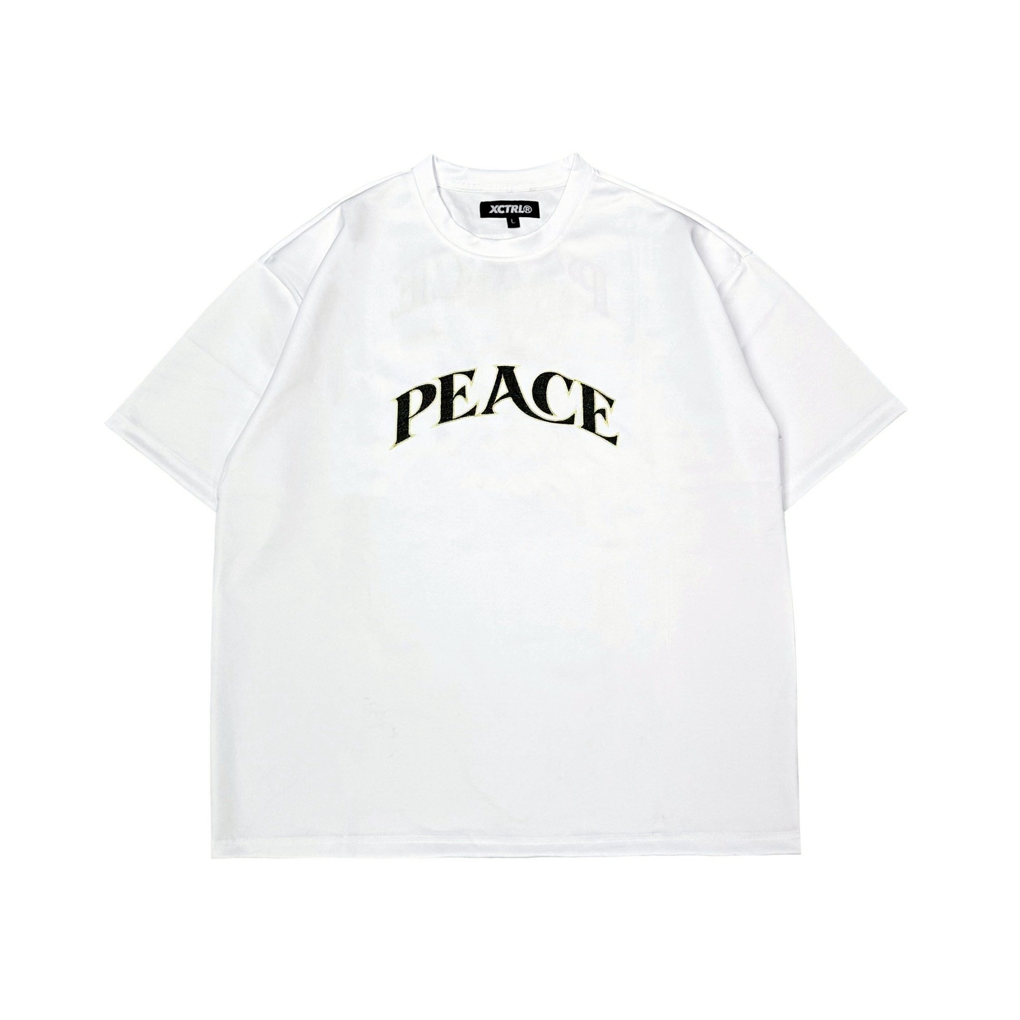 XCTRL 和平鶴寬版短T-白