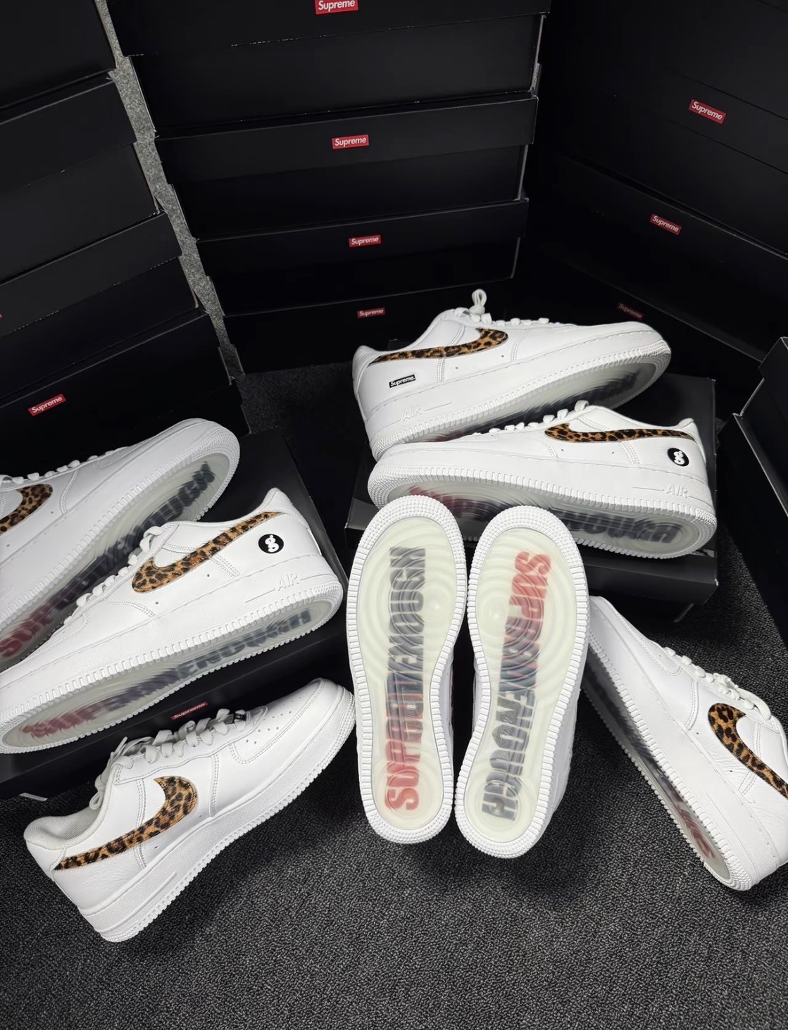 Supreme X GOODENOUGH AF1 藤原浩 聯名款 豹紋 IM3483-100