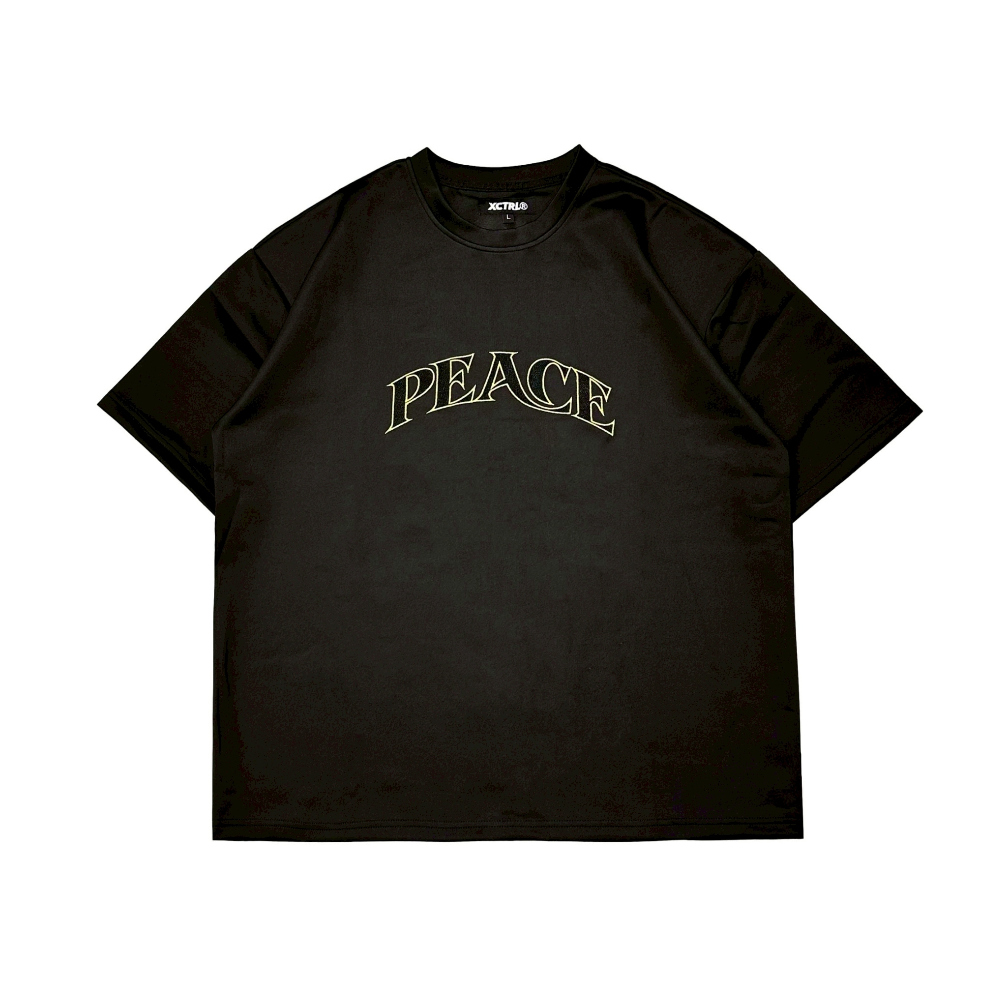 XCTRL 和平鶴寬版短T-黑