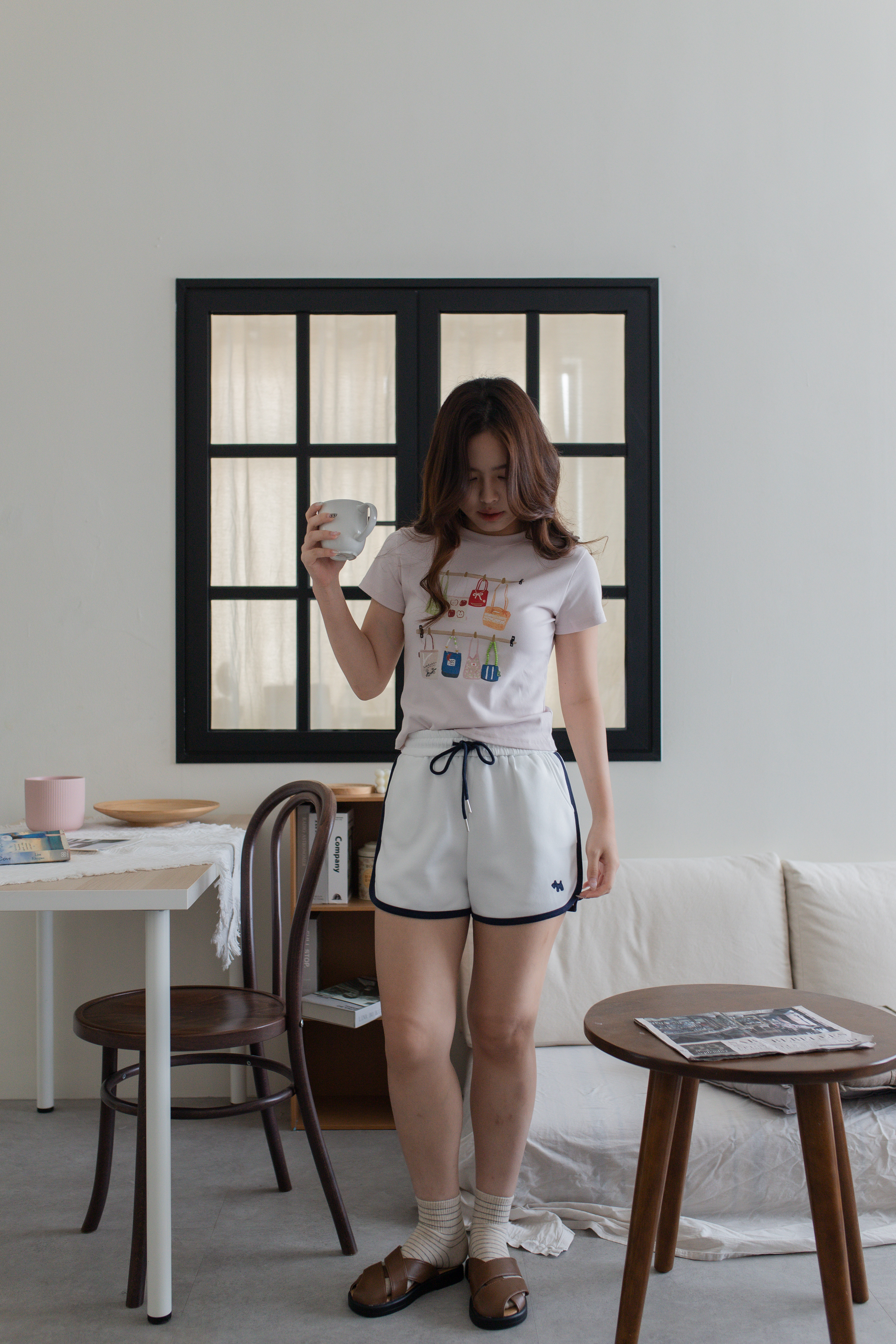 Sunday Shopping Tee Pink -2690TSPIN