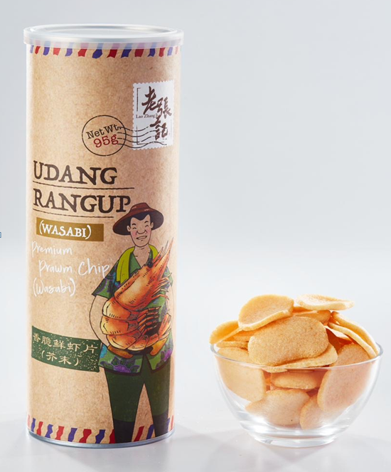 UM29 老張記香脆蝦片 95G $55/1 買2件以上每件$50