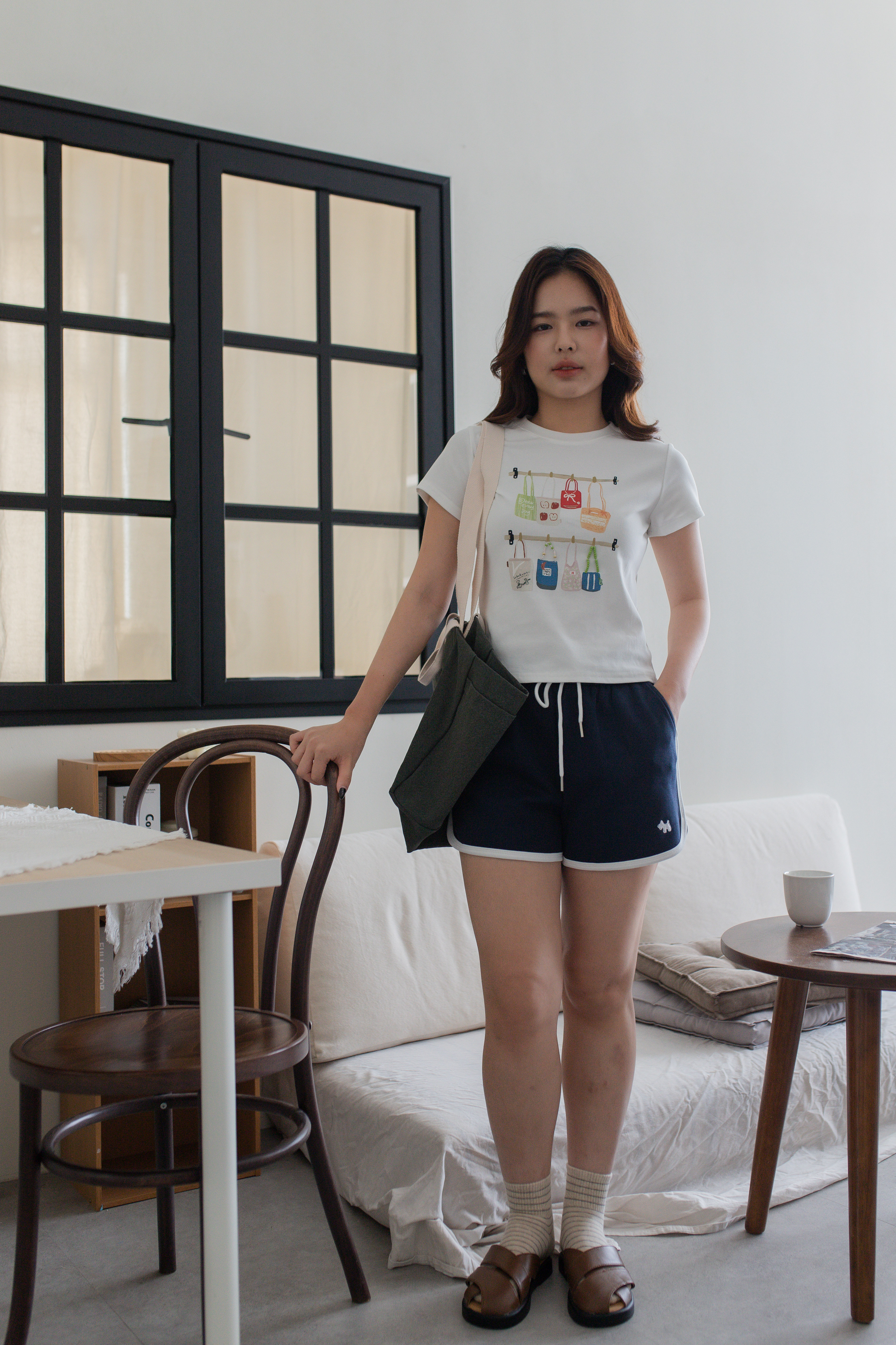 Sunday Shopping Tee White -2690TSWHI