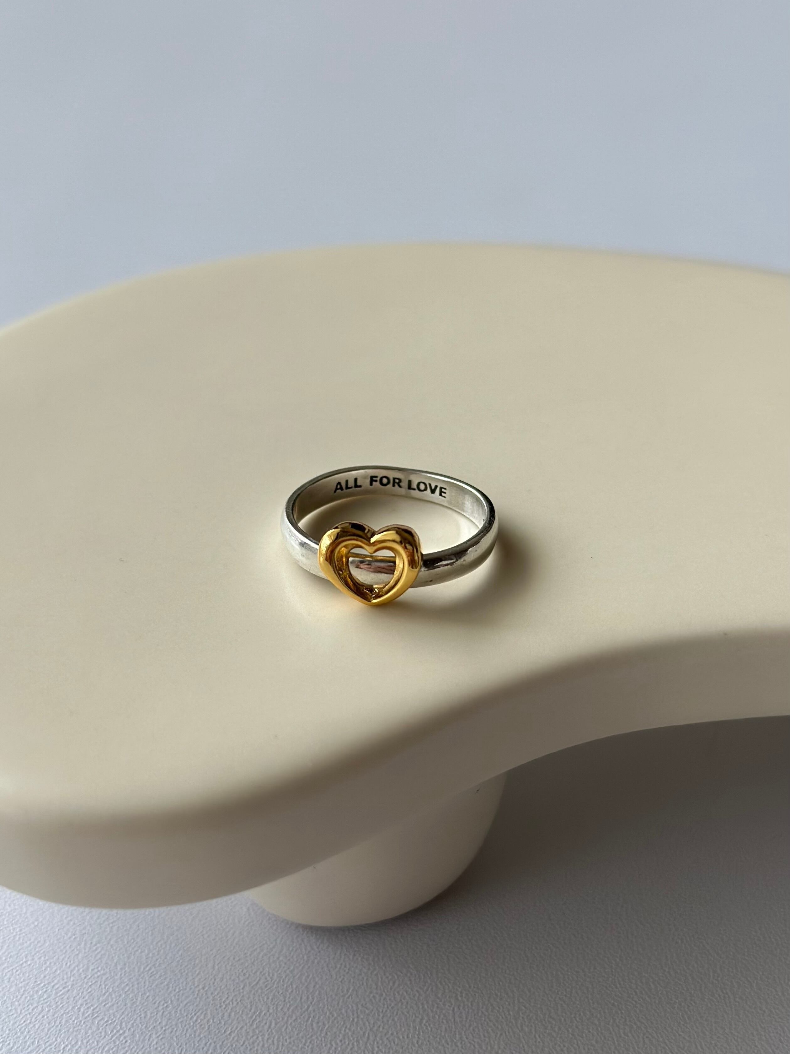 S925 all for love ring