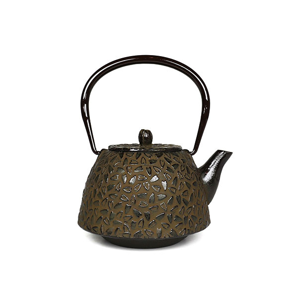 【岩戶鑄工所】南部型櫻 急須0.4L-茶