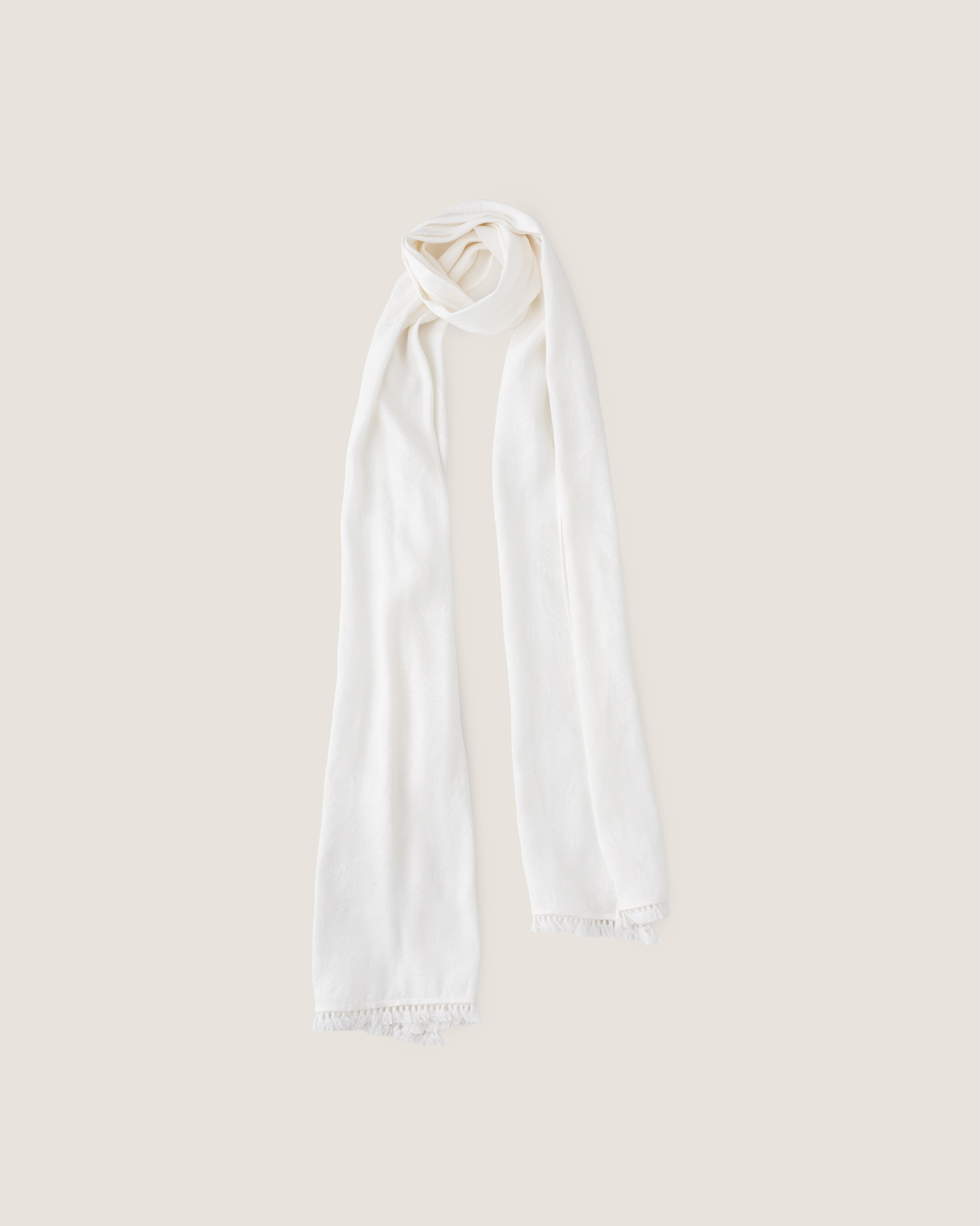 Daria Tencel Scarf - White