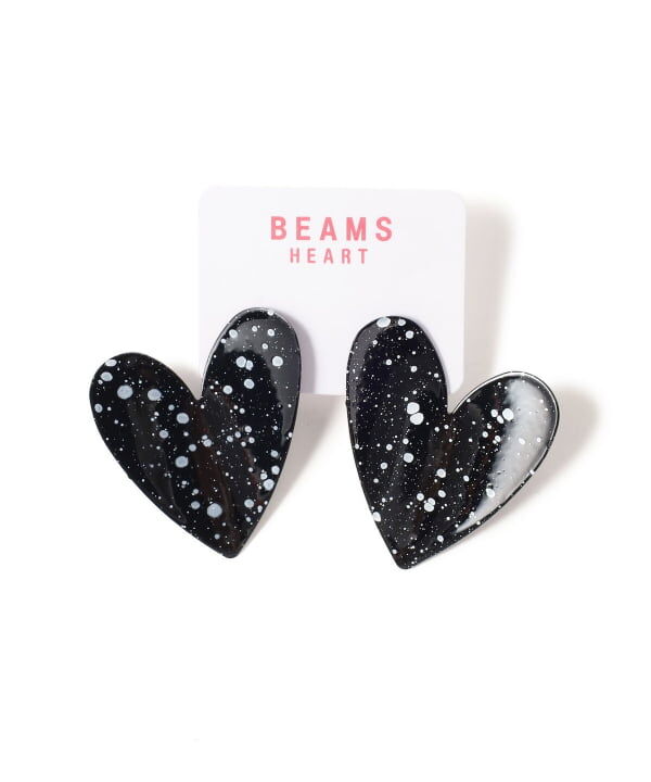 260416 BEAMS HEART 漆心耳環
