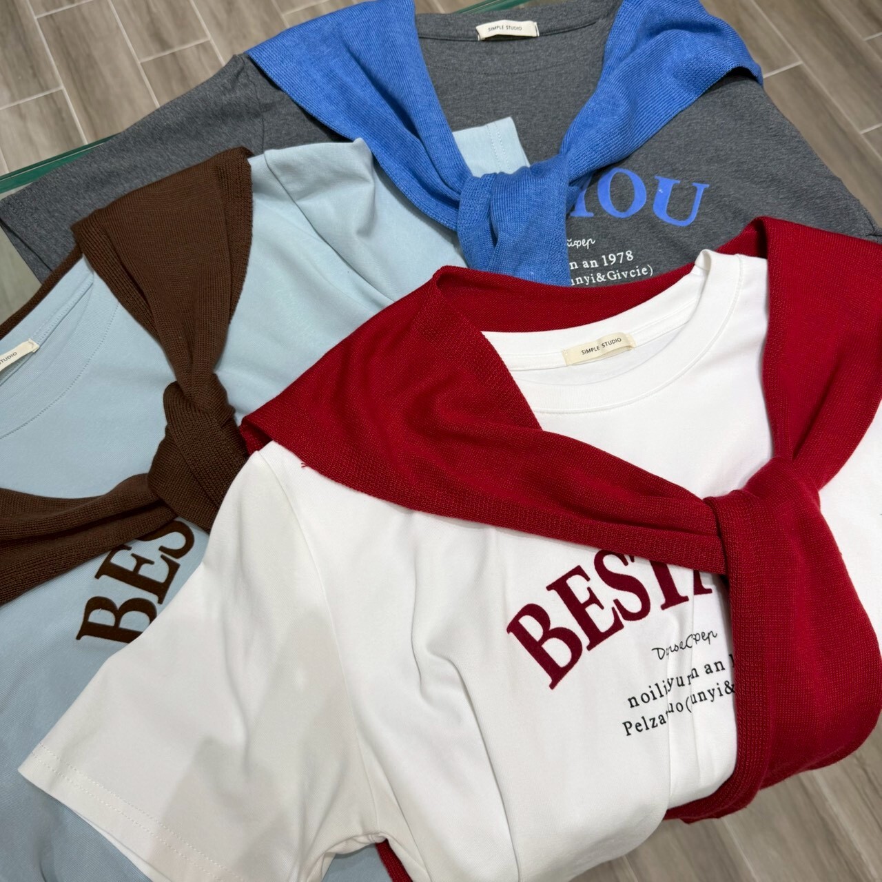 英字披肩組 RCH5005