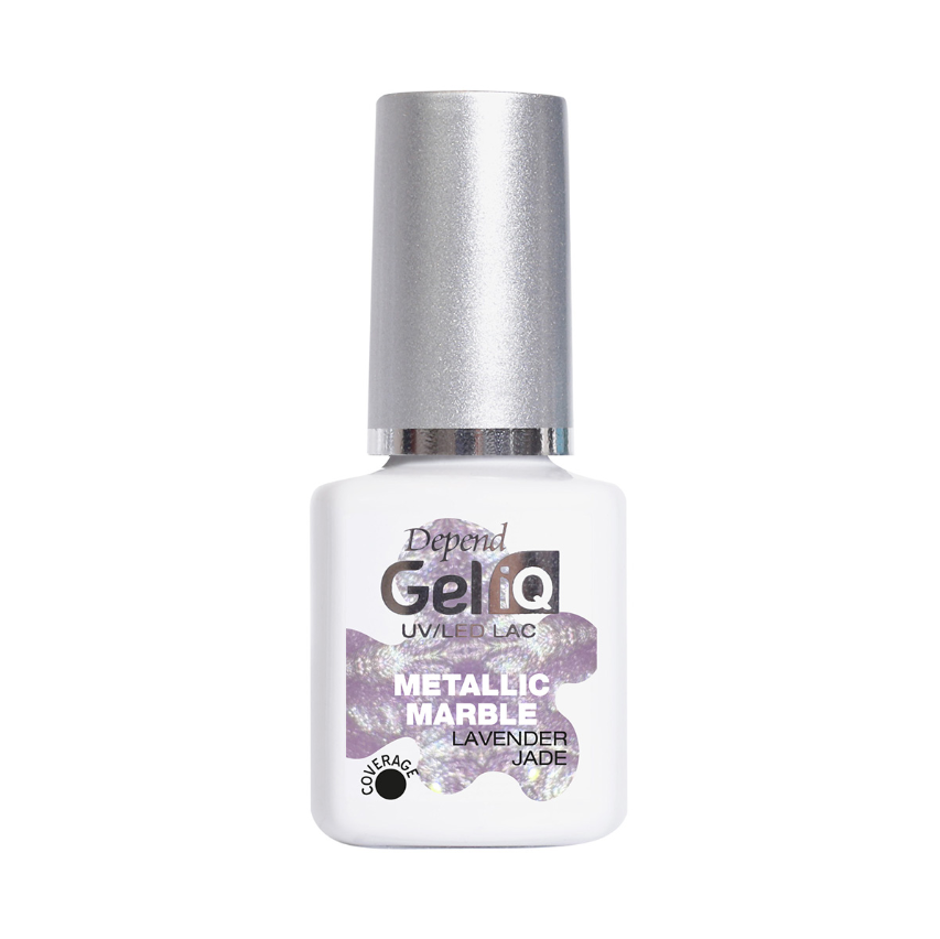 【全新藝術系列】GEL iQ 金屬大理石紋甲油 - 薰衣草寶石 (#10156)
