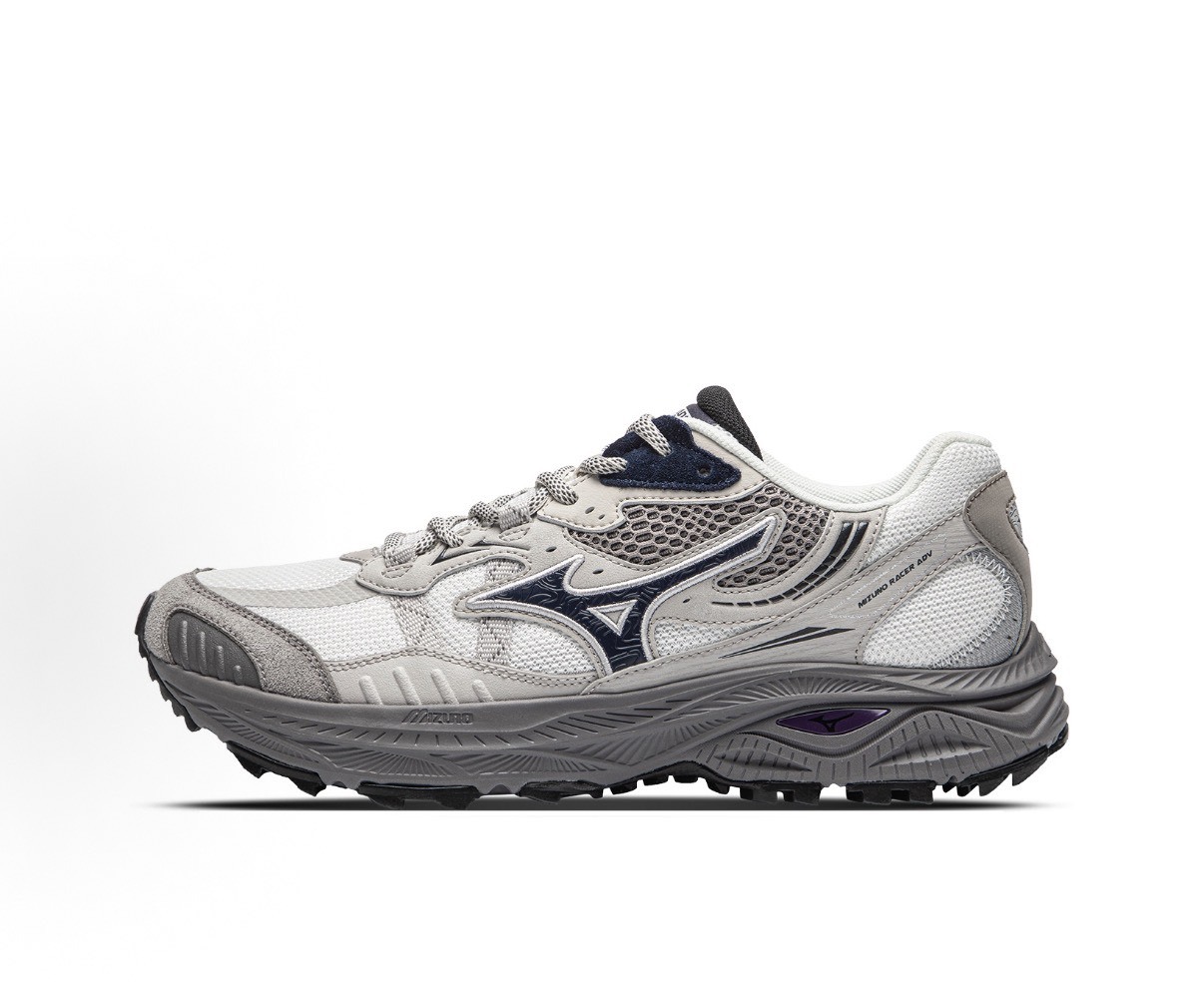 Mizuno Racer ADV Grey 復古 緩震 透氣 霧感灰