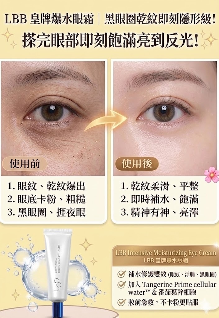 【直播】LBB LX041606 爆水眼霜 15ml