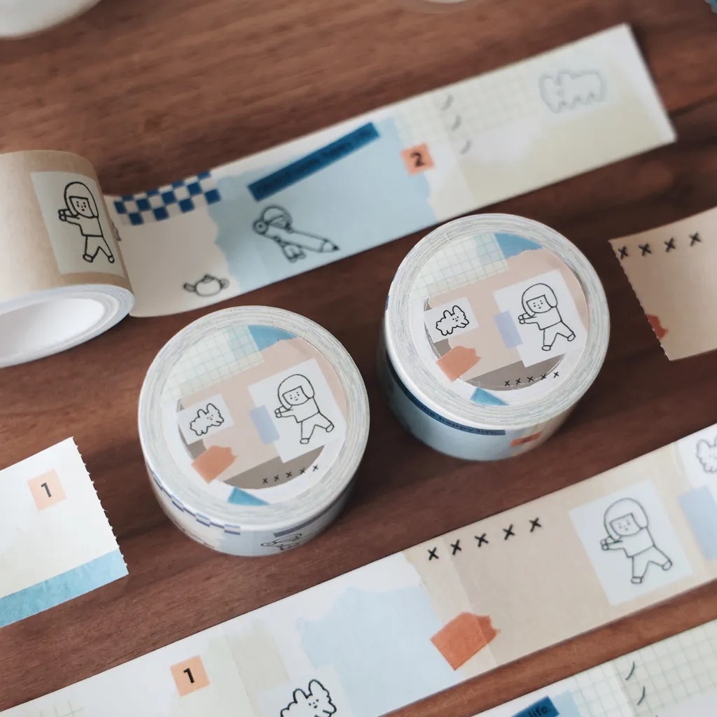 右手超人｜靈感 可撕便條紙膠帶