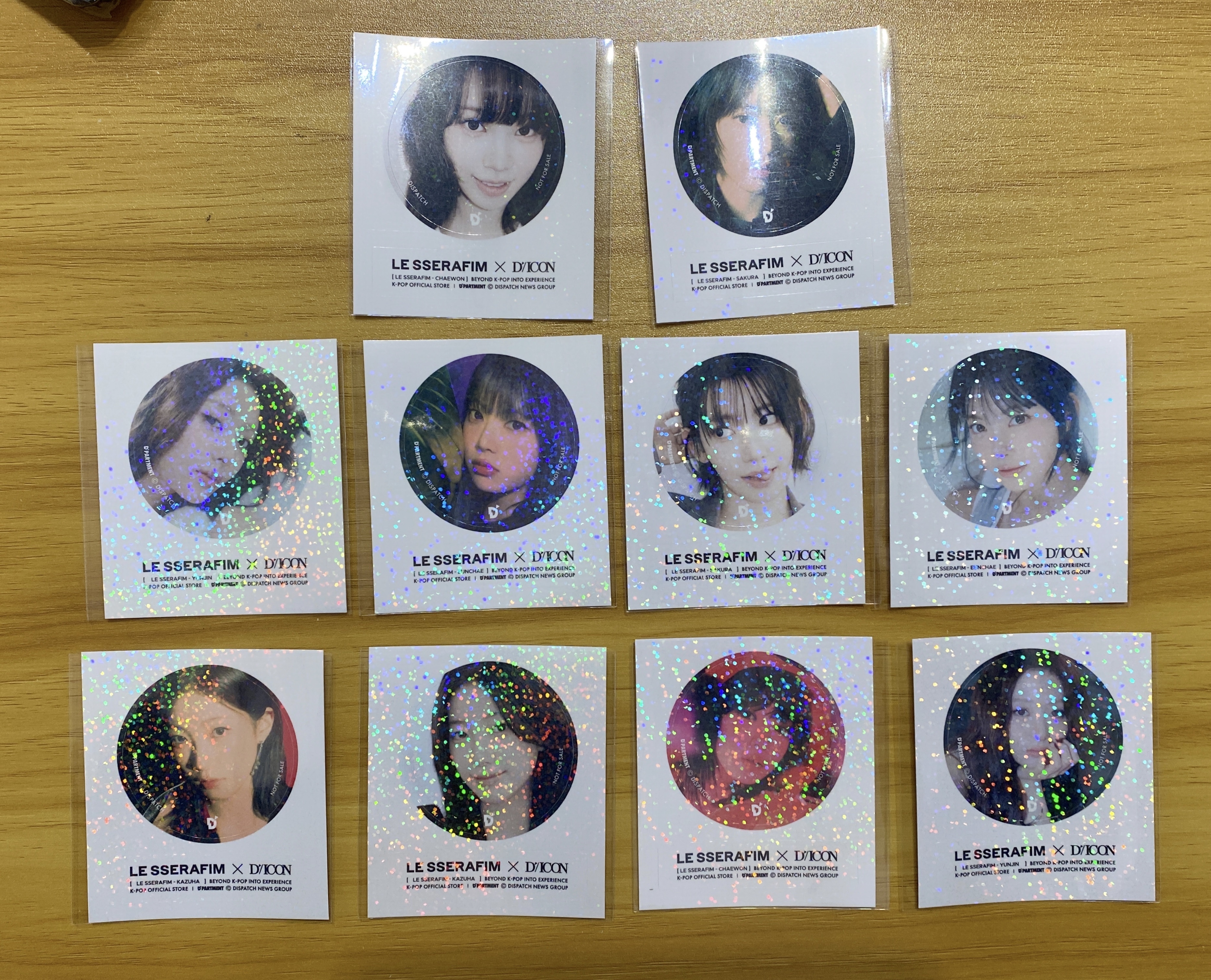 LE SSERAFIM x Dicon 日本特典sticker set