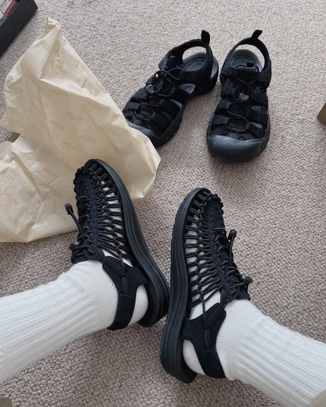 【預購】KEEN UNEEK 溯溪涼鞋 黑色 1014099