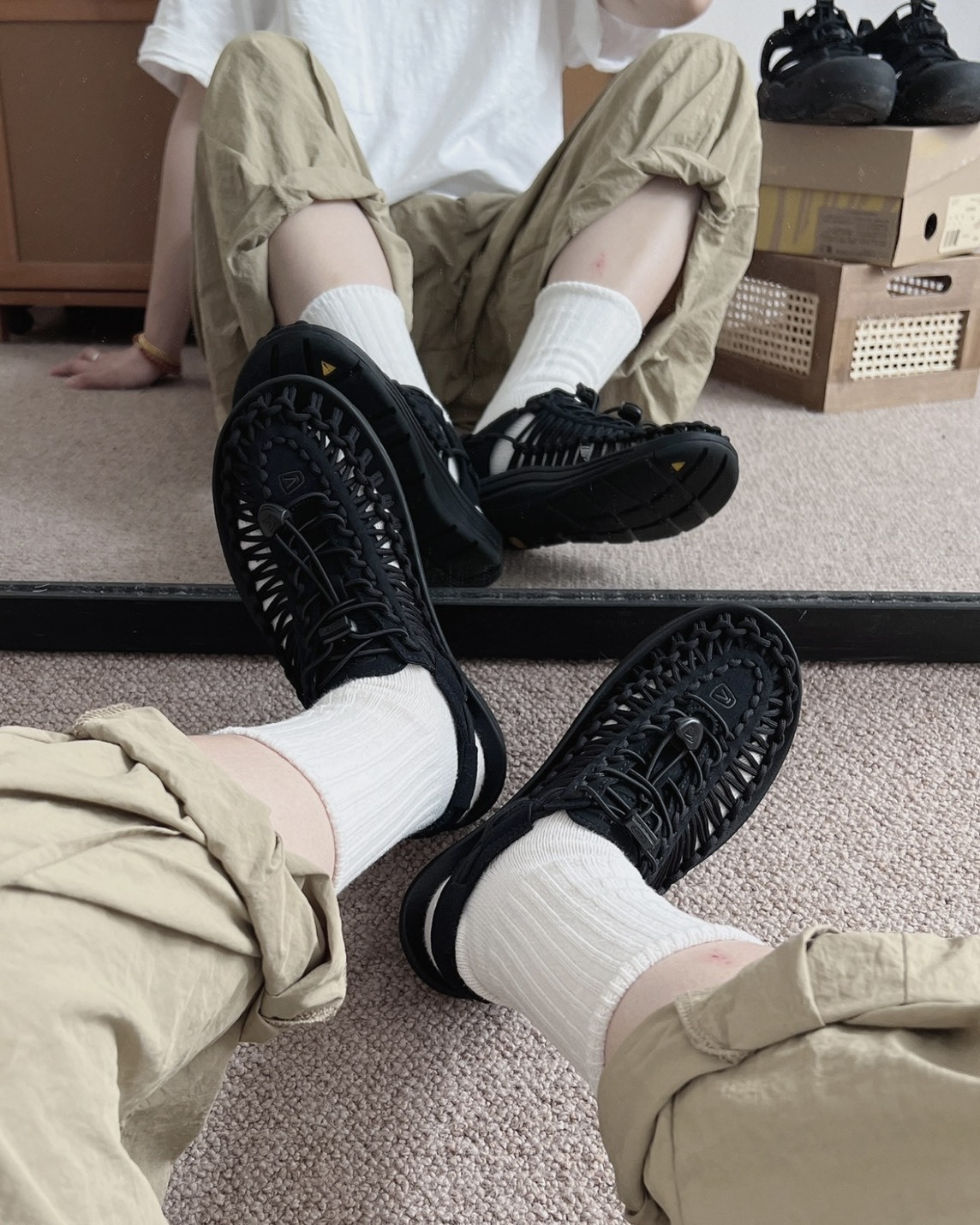 【預購】KEEN UNEEK 溯溪涼鞋 黑色 1014099