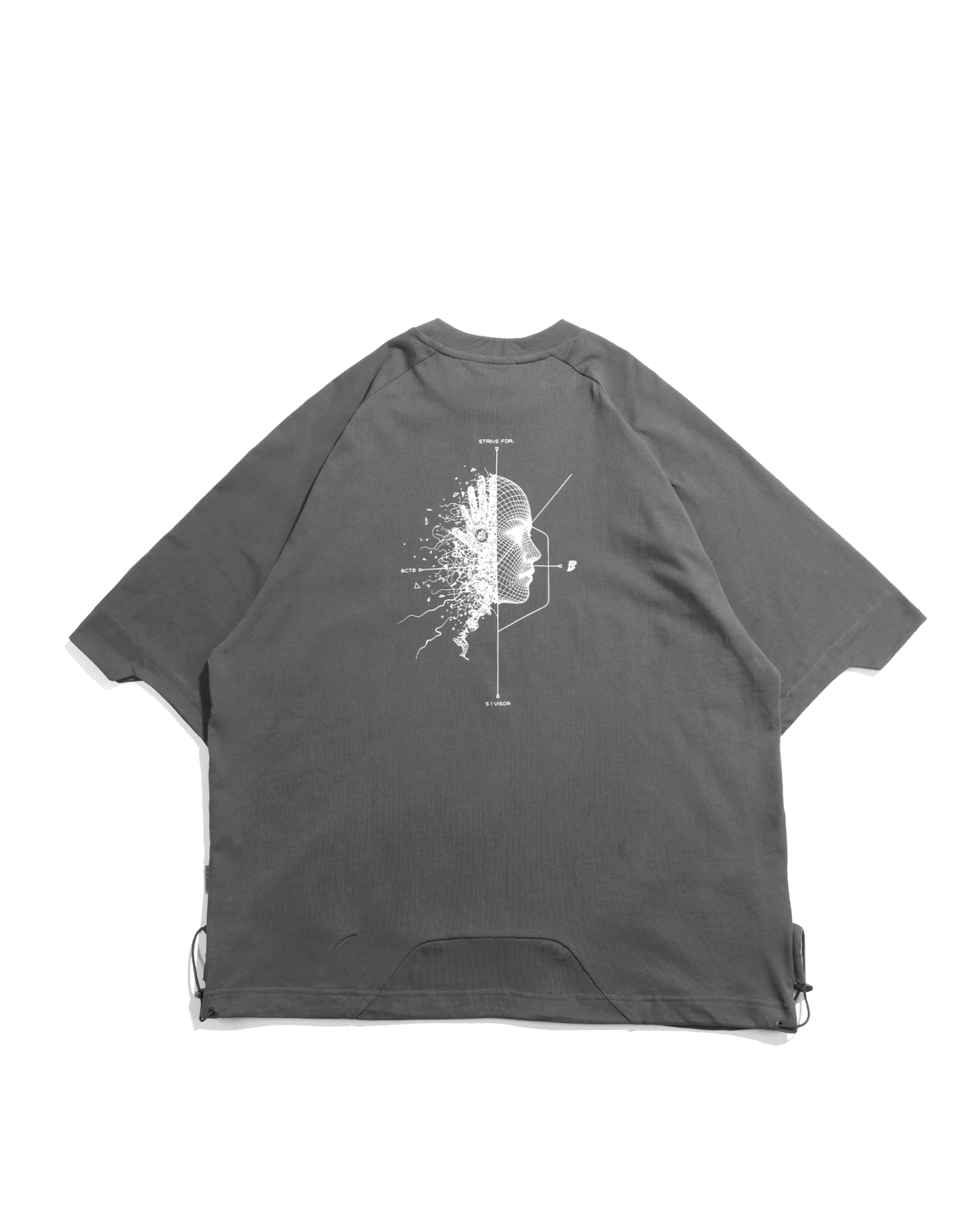 Octo Gambol Visor Print Tee - Grey | S26-S1-T2