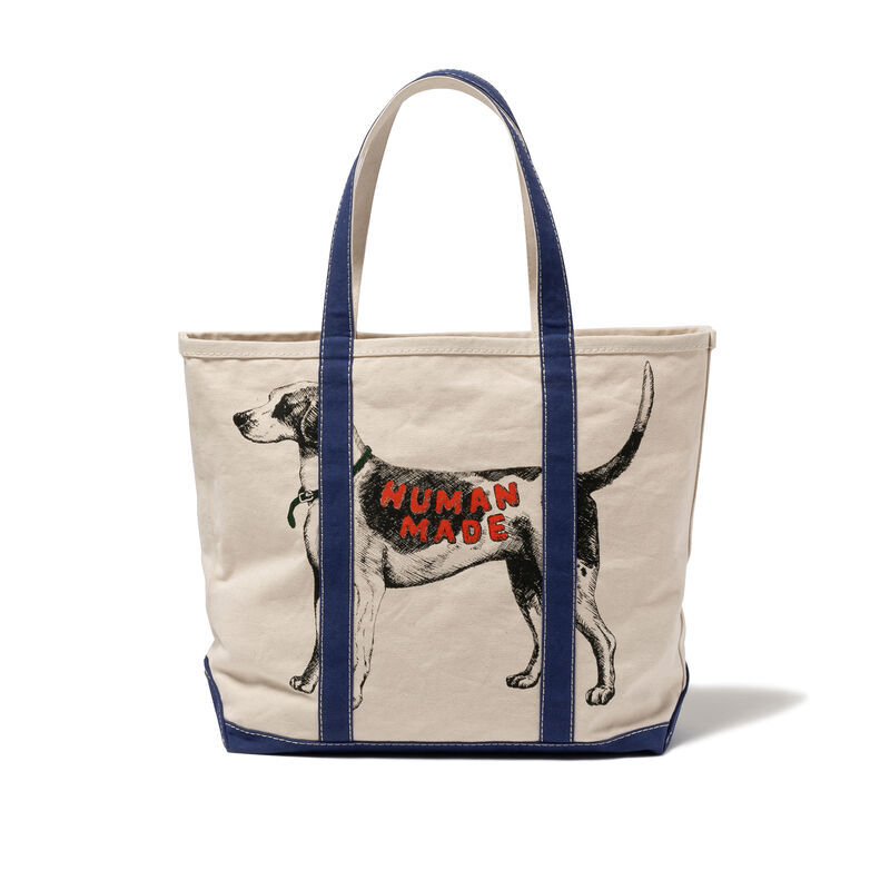 預購┃HUMAN MADE CANVAS TOTE LARGE 狗狗 帆布托特包 B4