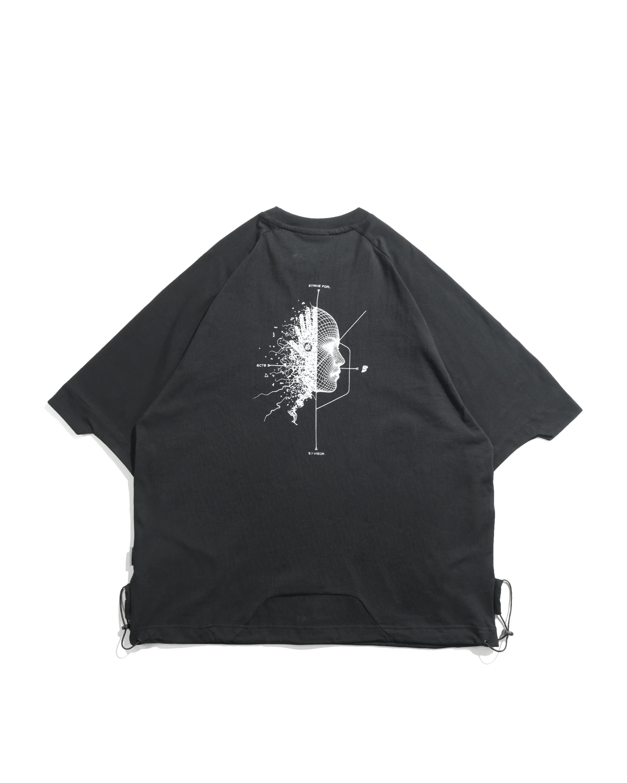 Octo Gambol Visor Print Tee - Black | S26-S1-T2