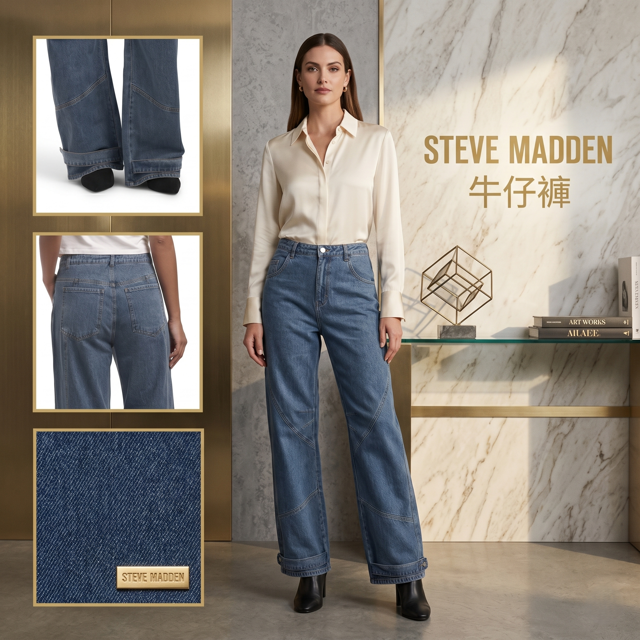 【預購】H041677 STEVE MADDEN  牛仔褲